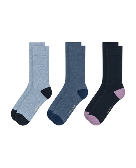 Set van 3 Heren Sokken Zonder Badstof Crew Style Comfortabel voor Elke Dag!